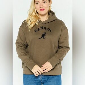 Kangol Women's size XL brown Hoodie